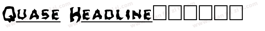 Quase Headline字体转换